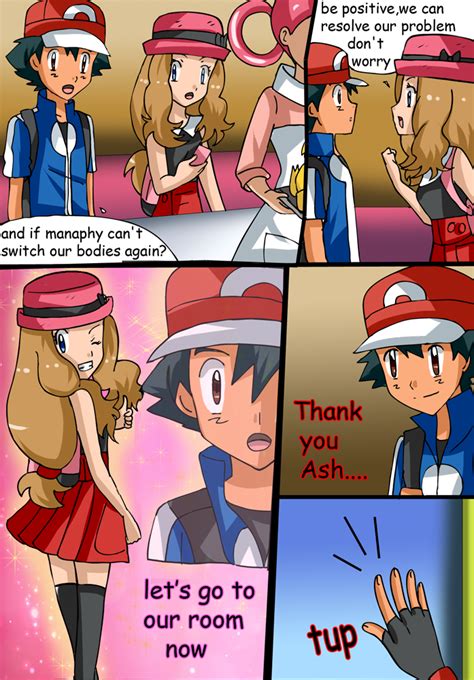 Commission 4grandmaster37 Amourshipping Body Swap1 By Hikariangelove On