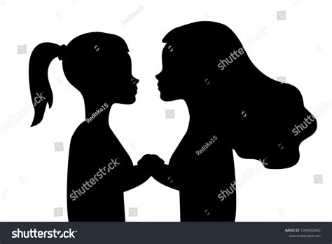 two lesbian girls hand hand vector stock vector royalty free 1288502842 shutterstock