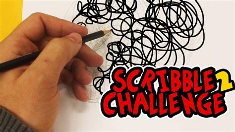 Scribble Challenge El Reto De Sacar Un Dibujo De Un Garabato Youtube