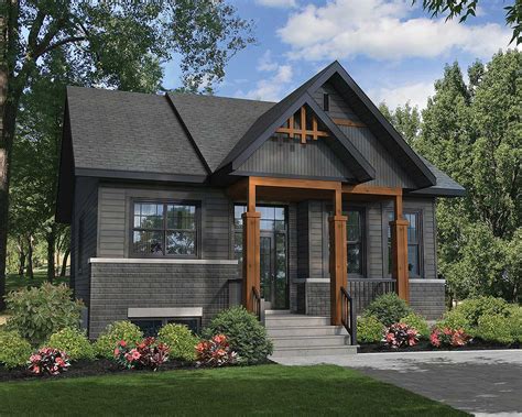 Rustic Two Bedroom Getaway 80877pm Architectural Designs House Plans