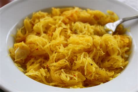 Easy Spaghetti Squash With Garlic Infused Olive Oil Video