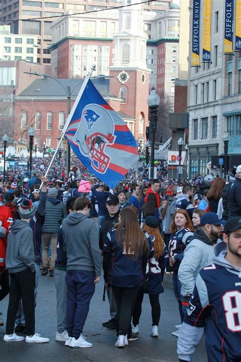 New England Patriots 53th Super Bowl Championship Parade In Boston On