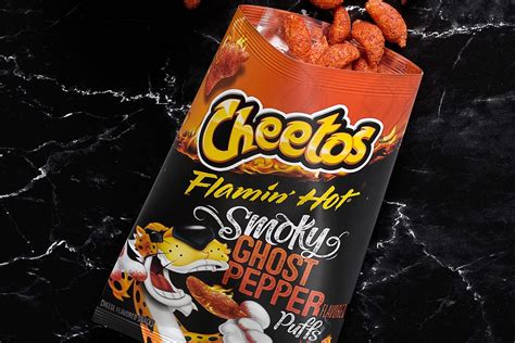 Cheetos Turns Up The Spice Level To The Max With New Ghost Pepper Puffs Taste Of Home
