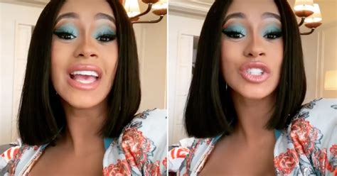 cardi b s post about government shutdown turns into a song popsugar entertainment