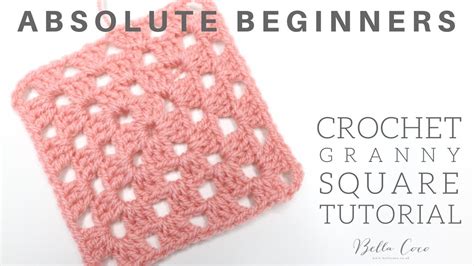 Crochet How To Crochet A Granny Square Absolute Beginners Bella