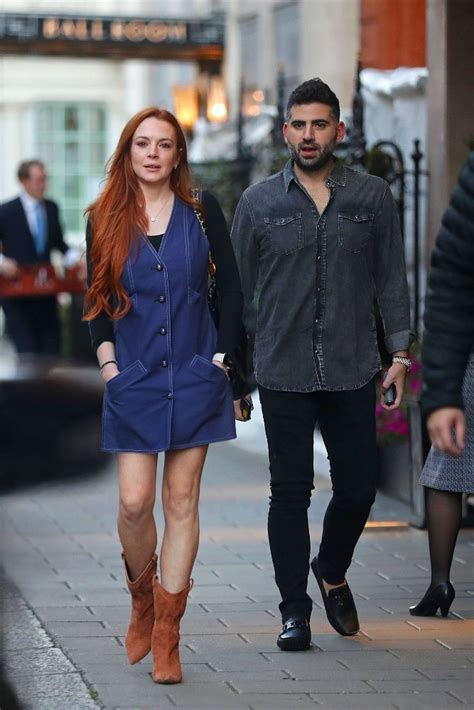 Lindsay Lohan Seen With New Husband Bader Shammas Out In London
