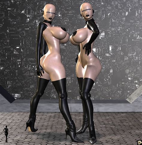 Rule 34 2girls 3d Android Back View Bald Bare Shoulders