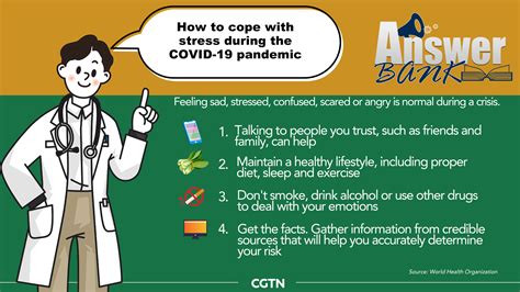 Answer Bank: How to cope with stress during the COVID-19 ...