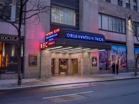 Observation Deck Of The Rockefeller Center Editorial Photo