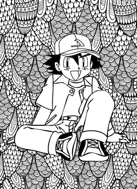 Jeu de symétrie et motifs floraux complexes. Coloriage Mandala Pokemon. Imprimez gratuitement, plus de ...