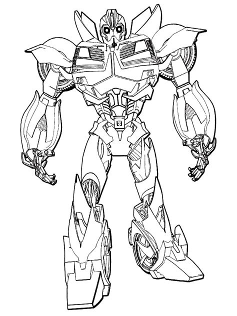 Dibujos Para Colorear Transformers Bumblebee - Impresion gratuita