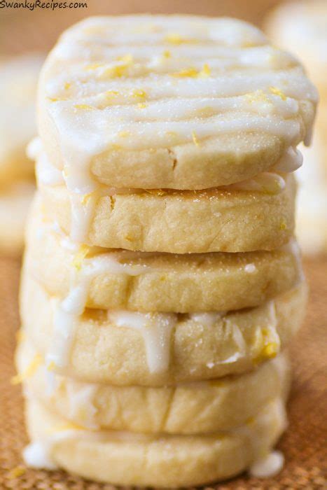 Lemon Shortbread Cookies Swanky Recipes