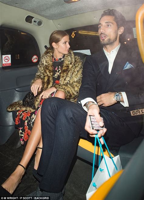 Millie Mackintosh Joins Fiancé Hugo Taylor On Night Out Daily Mail Online