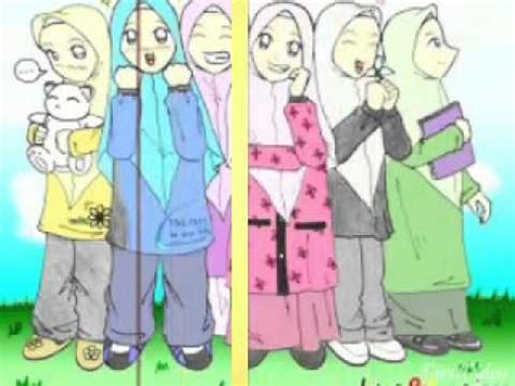 Foto muslimah bercadar niqob yaman indah frt kartun kartun. Animasi muslimah - YouTube