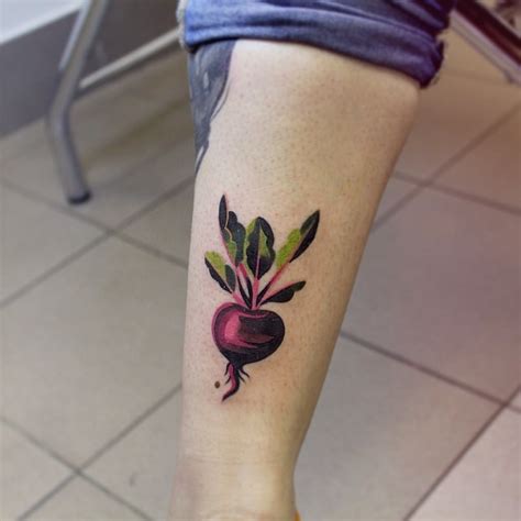 Beet Tattoo By Sasha Unisex