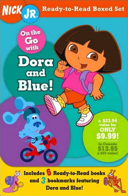 On The Go With Dora And Blue Nick Jr Ready To Read Boxed Set Series