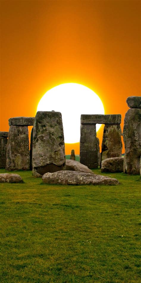 Presenters of sound with 30 x 30 vision. Stonehenge, landscape, sunrise, rocks, 1080x2160 wallpaper ...
