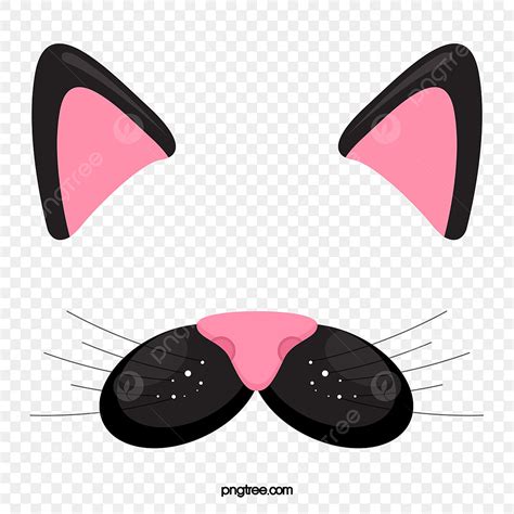 Cat Ear Png Picture Cartoon Cat Ears Cat Cartoon Pink Png Image For