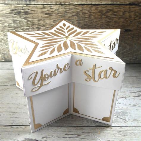 Star Shaped Box Using Fabulous New Dies By Simply Made Crafts How
