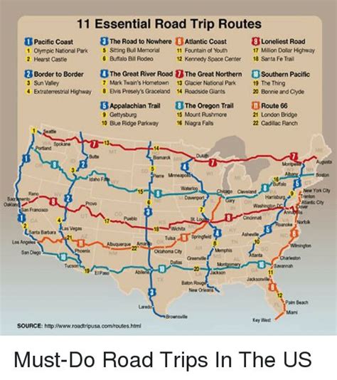 11 Essential Road Trip Routes Pacific Coast The Road To Nowhere O