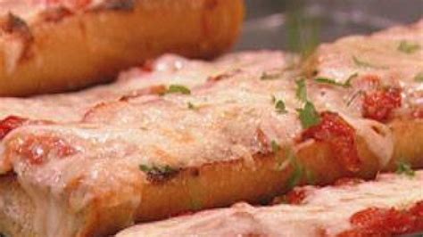 Red French Bread Pizza Recipe Rachael Ray Show