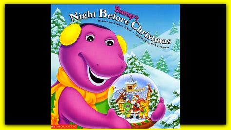 Barney Barneys Night Before Christmas Read Aloud Storybook For