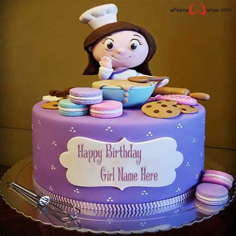 —— i hope you enjoyed this list of funny happy birthday wishes for a coworker to share some celebratory words on their special day. Pastry Chef Birthdya Name Cake - eNameWishes