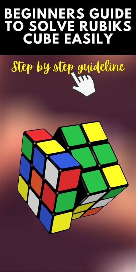 Never know when lava might strike or you fall down into a hidden cave. Step By Step Guideline To Solve Rubiks Cube, For Beginner ...
