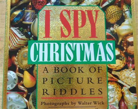 I Spy Christmas 1992 Jean Marzollo Book Of Riddles Etsy