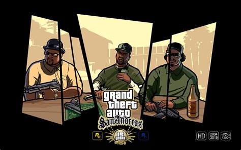 Game Poster Gta San Andreas Gta Anniversary 1080p Grand Theft Auto