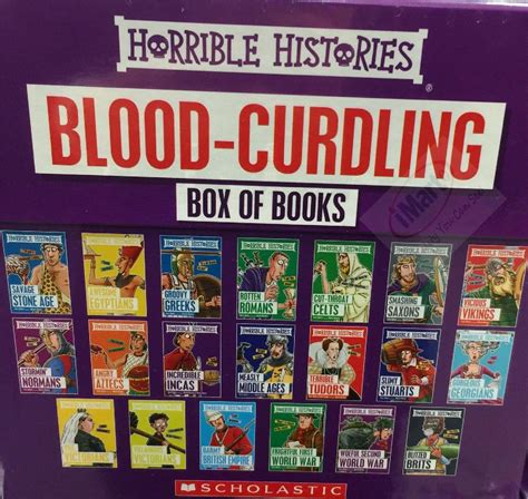 Horrible Histories Blood Curdling Collection 20 Books Box Set Brand New