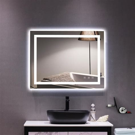Buy Ktaxon 36×28 Led Dimmable Bathroom Mirror Led Lighted Wall Mounted