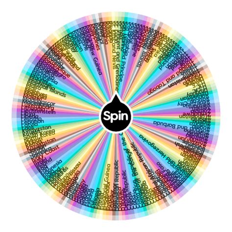 Countries Spin The Wheel App