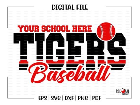 Baseball Svg Tiger Baseball Svg Tiger Tigers Baseball Etsy