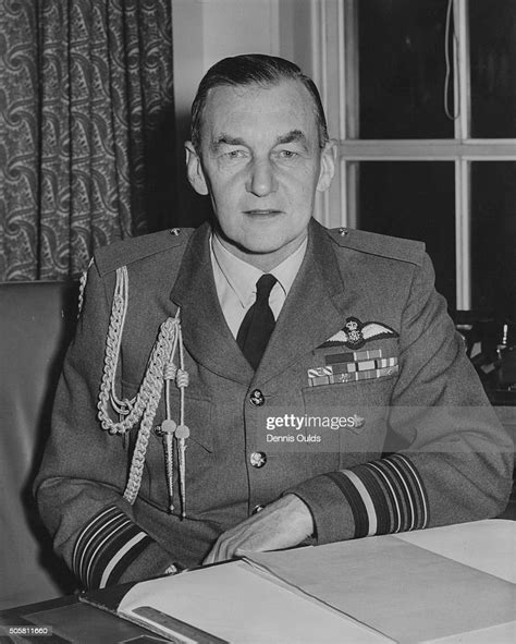 Portrait Of Air Chief Marshal Sir Thomas Pike At His Desk In The Air