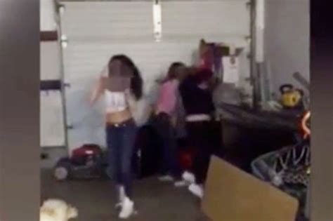 watch group of teen girls savagely beat friend after luring her to sleepover daily star