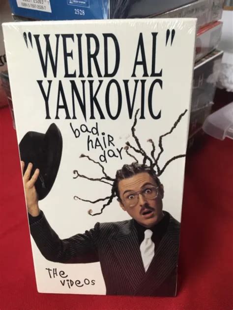 Weird Aland Vhs Tapes Bad Hair Day And Yankovic New Sealed Vhs 499 Picclick