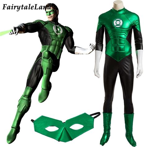 Green Lantern Cosplay Costume Halloween Costumes For Men Superman