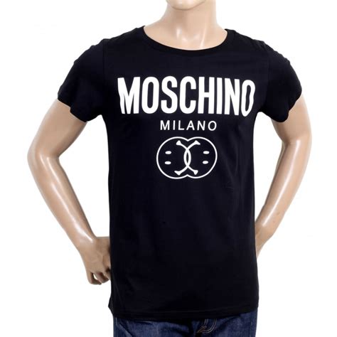 Shop For Mens Crew Neck Black T Shirt From Moschino