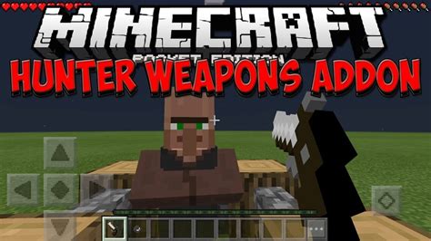 Hunter Weapons Addon для Minecraft Pocket Edition 016