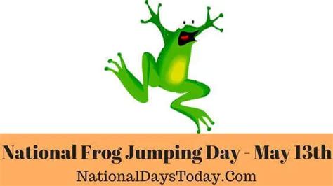 National Frog Jumping Day 2023 Things Everyone Should Know