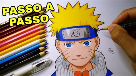 Como Desenhar O Naruto Fácil Vídeo Aula Youtube