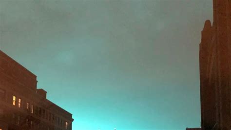 Transformer Explosion Creates Blue Skyline In New York Us News Sky News