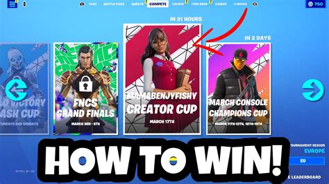 How To Win The Mamabenjyfishy Creator Cup 25000 Prize Pool Best