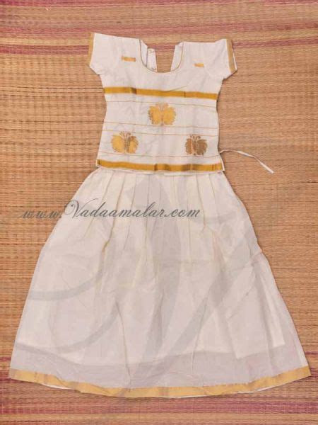 Pattu Pavada Kerala Style For Girls Pavadai Chattai Skirt Blouse Buy Now 24 Size