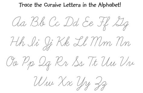 It is the cursive alphabet where you will find all the letters from a to z. Cursive Alphabet Tracing Worksheets