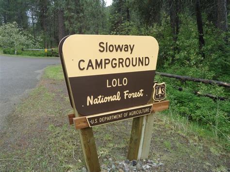 Sloway Campground Mt Lolo National Forest