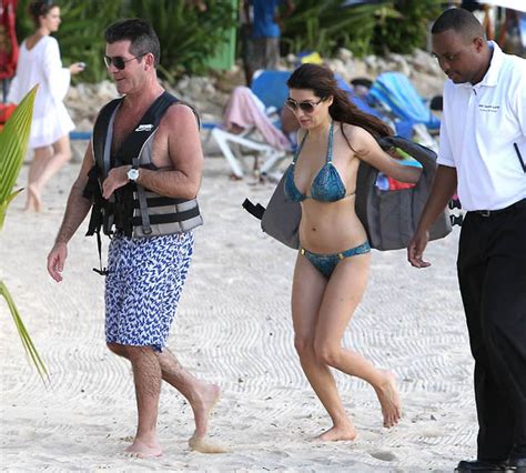 Simon Cowell Parties With Ex Fiancé Mezhgan Hussainy In Barbados