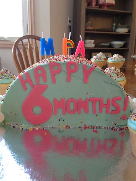 30 Brilliant Picture Of 6 Month Birthday Cake Birthday