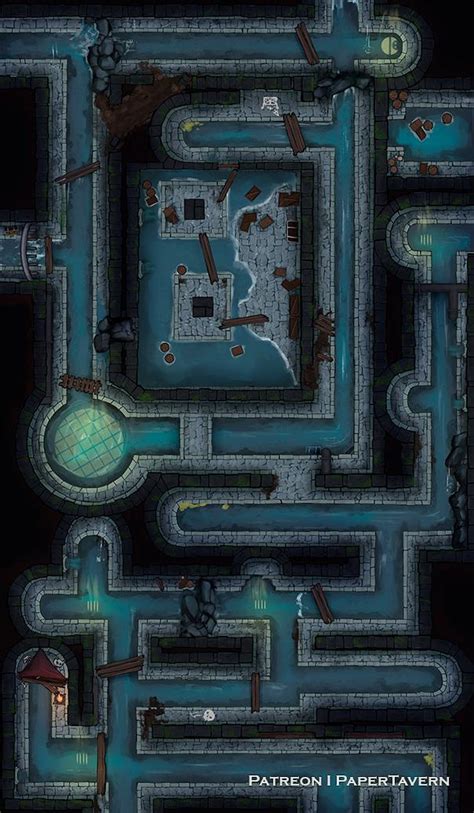 Sewers Battle Map For Dnd By Hassly On Deviantart Tabletop Rpg Maps My Xxx Hot Girl